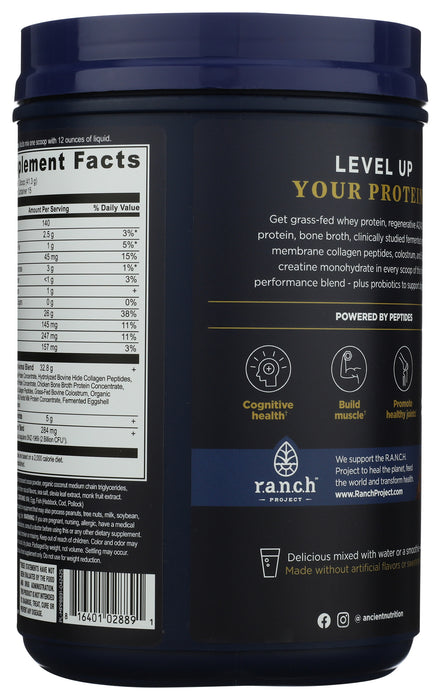 Multi Protein Powder Animal Base + Creatine, Chocolate, 22 oz