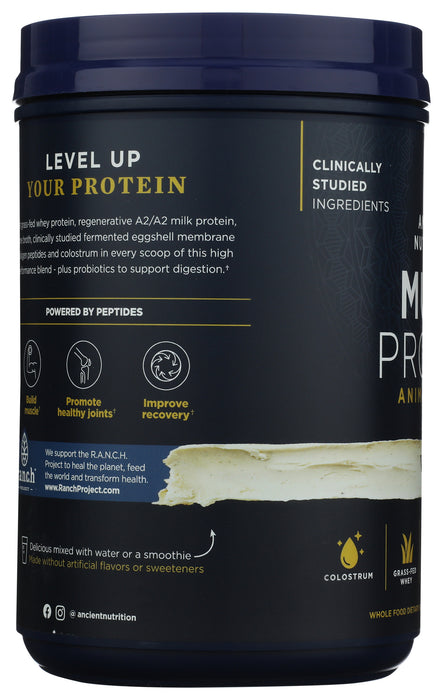 Multi Protein Powder Animal Base, Vanilla, 18 oz/15 serv