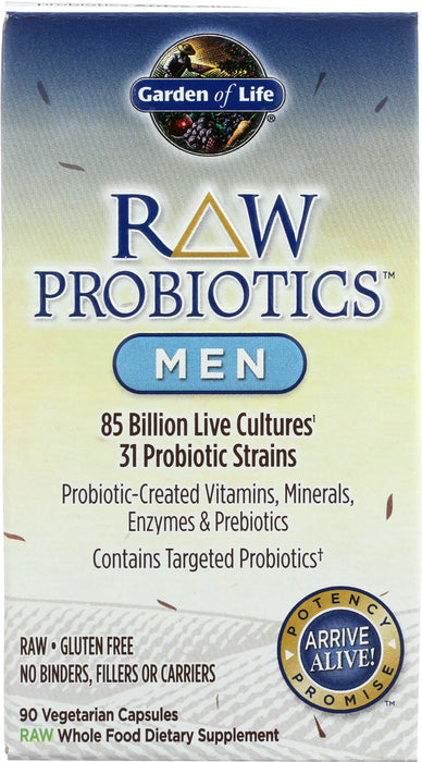 Raw Probiotics, Men, 90 cap