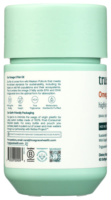 Omega-3 Fish Oil, 60 sgel