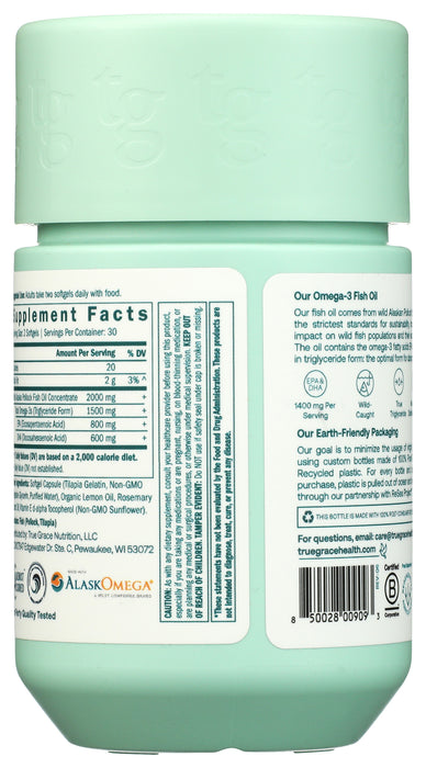 Omega-3 Fish Oil, 60 sgel