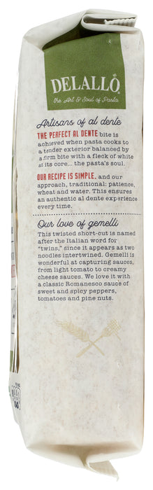 Gemelli Pasta, Durum Semolina, Org, 16 oz