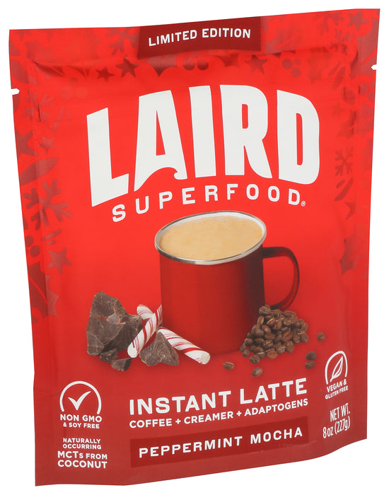 Instant Latte, Peppermint Mocha, 8 oz