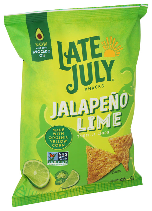 Jalapeno & Lime Tortilla Chips w/ Avocado Oil, 6 oz
