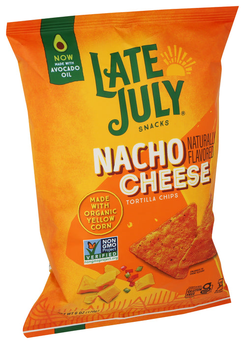 Nacho Cheese Tortilla Chips w/ Avocado Oil, 6 oz
