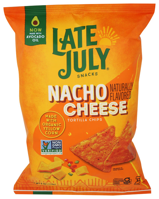 Nacho Cheese Tortilla Chips w/ Avocado Oil, 6 oz