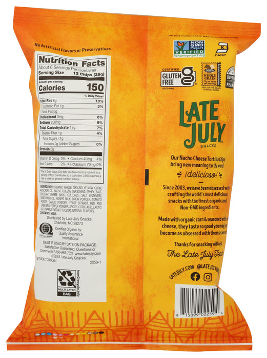 Nacho Cheese Tortilla Chips w/ Avocado Oil, 6 oz