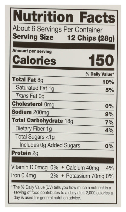 Nacho Cheese Tortilla Chips w/ Avocado Oil, 6 oz
