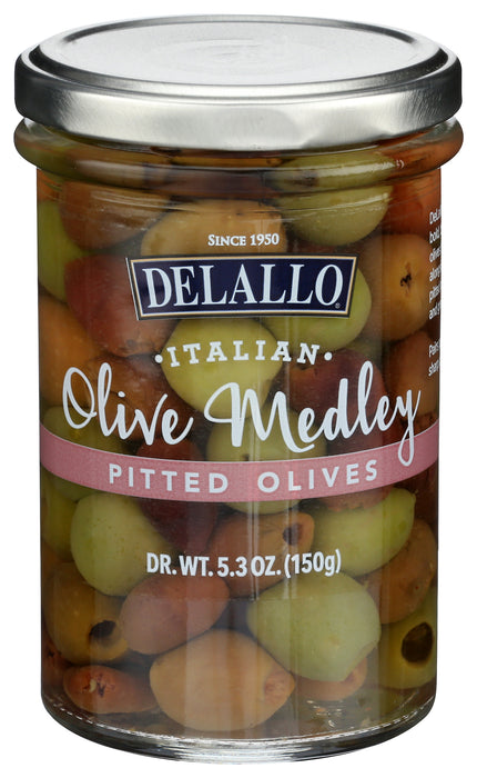 Olive Medley Pitted, 5.3 oz