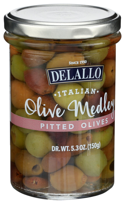 Olive Medley Pitted, 5.3 oz