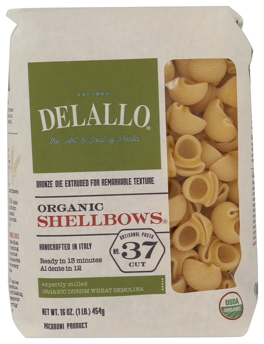 Shellbows Pasta, Durum Semolina, Org, 16 oz