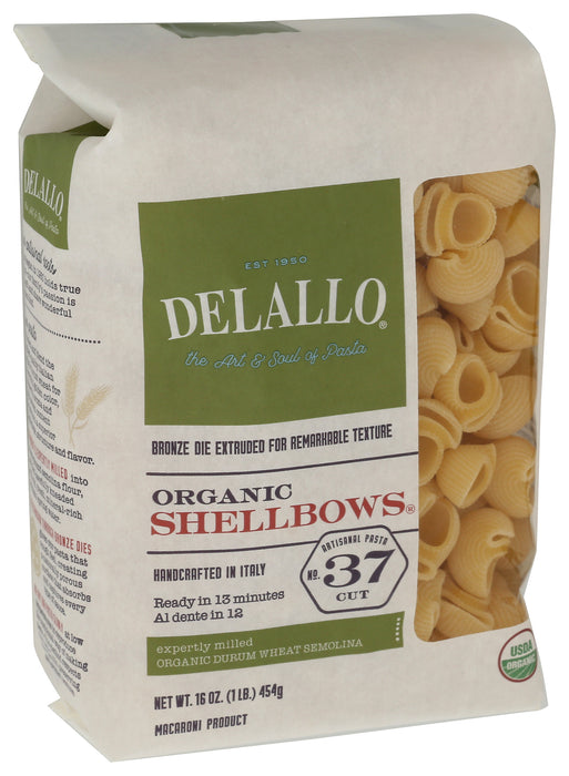 Shellbows Pasta, Durum Semolina, Org, 16 oz