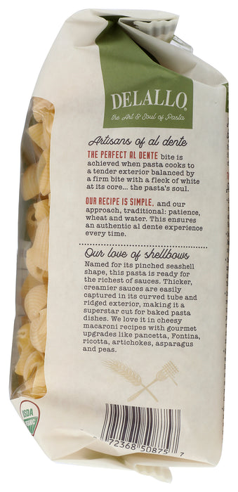 Shellbows Pasta, Durum Semolina, Org, 16 oz