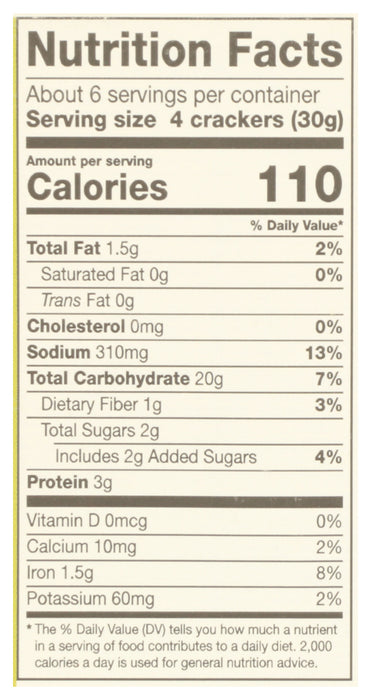 Sourdough Flatbread Crackers, Garlic Herb, 6.5 oz