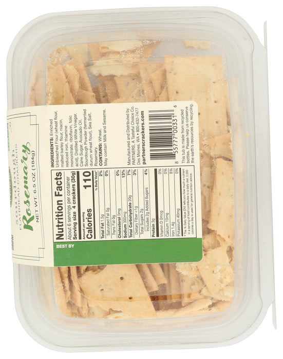 Sourdough Flatbread Crackers, Rosemary, 6.5 oz