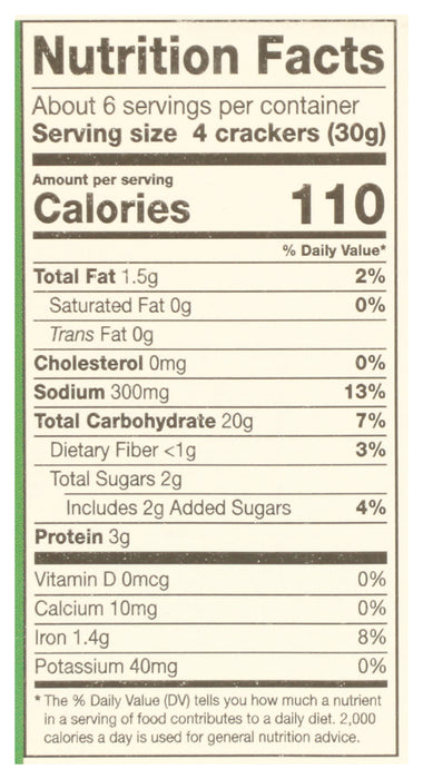 Sourdough Flatbread Crackers, Rosemary, 6.5 oz