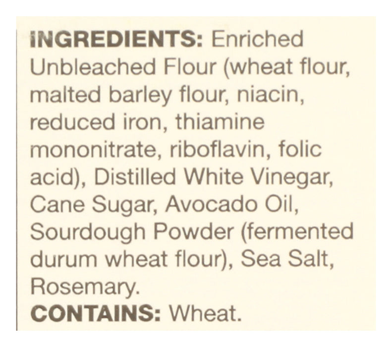 Sourdough Flatbread Crackers, Rosemary, 6.5 oz