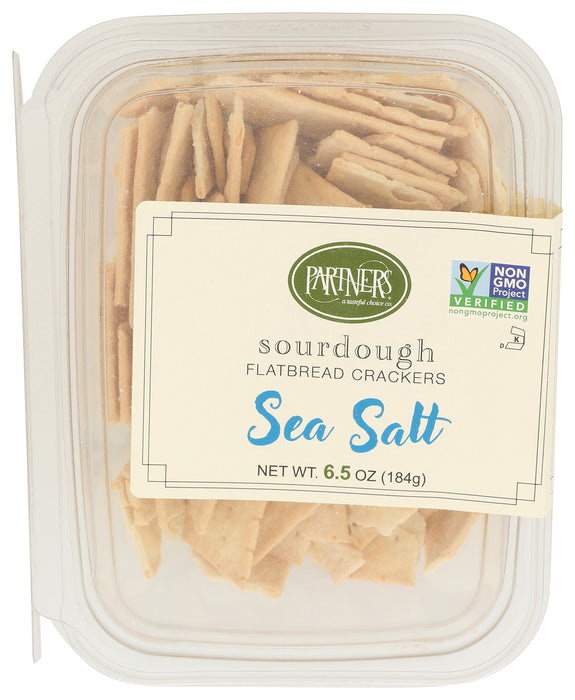 Sourdough Flatbread Crackers, Sea Salt, 6.5 oz
