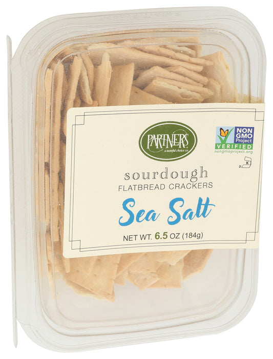 Sourdough Flatbread Crackers, Sea Salt, 6.5 oz