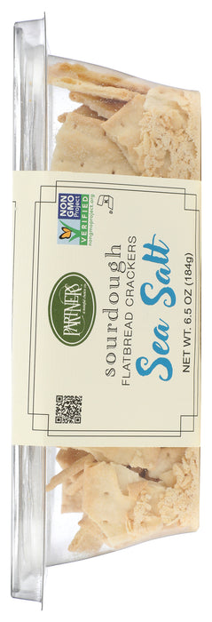 Sourdough Flatbread Crackers, Sea Salt, 6.5 oz