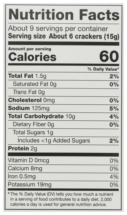 Sourdough Snack Crackers, Olive Oil & Sea Salt, 5 oz