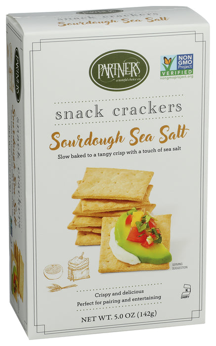 Sourdough Snack Crackers, Sea Salt, 5 oz