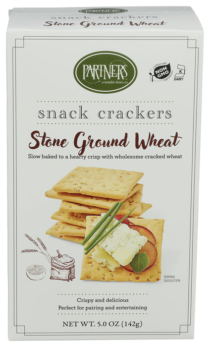 Sourdough Snack Crackers, Stone Ground Wheat, 5 oz