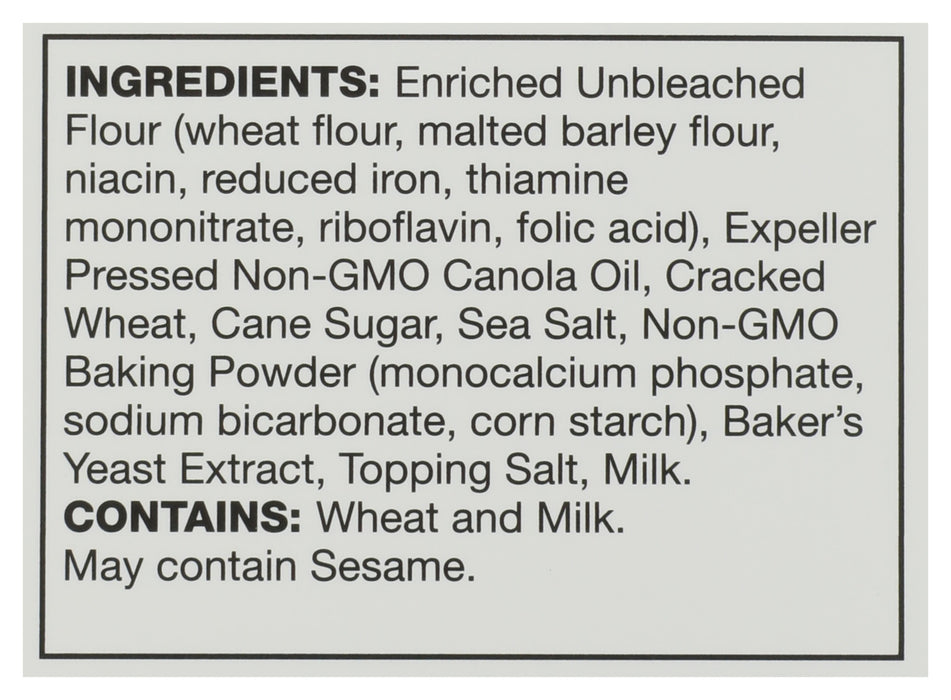 Sourdough Snack Crackers, Stone Ground Wheat, 5 oz