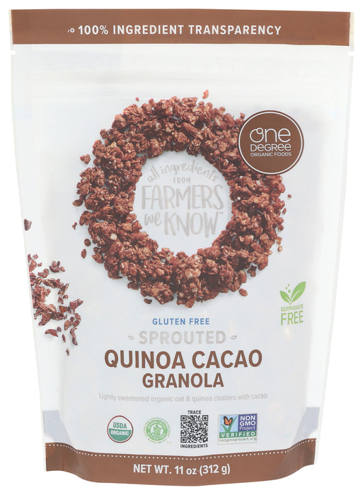 Sprouted Quinoa Cacao Granola, Org, 11 oz