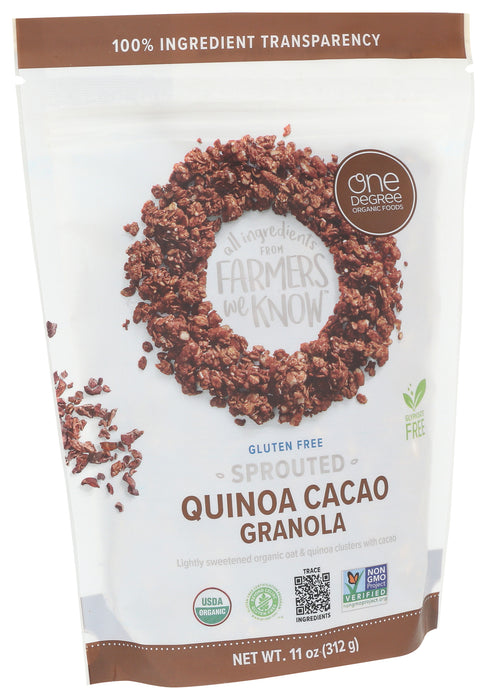 Sprouted Quinoa Cacao Granola, Org, 11 oz