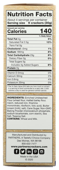 Sweet Butter Crackers, 5 oz