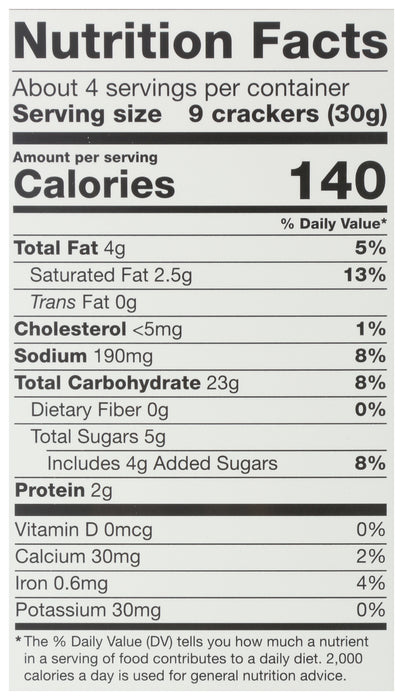 Sweet Butter Crackers, 5 oz