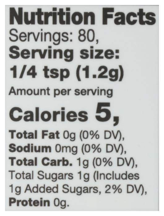 Vanilla Powder, Org, 3.4 oz