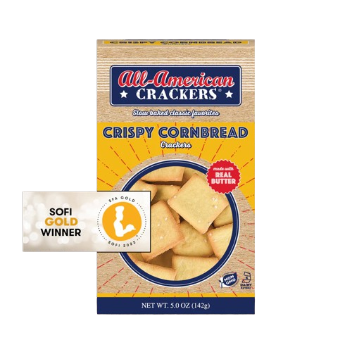 Crispy Cornbread Crackers, 5 oz