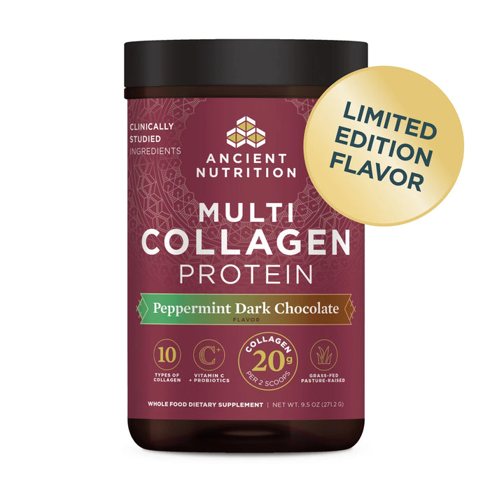 Multi Collagen Protein, Peppermint Dark Chocolate, 24 serv / 9.5 oz