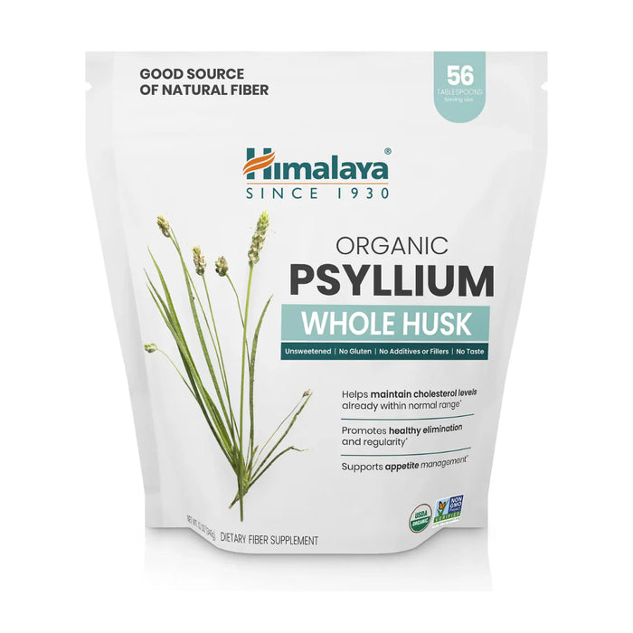 Psyllium Whole Husk, Org, 12 oz