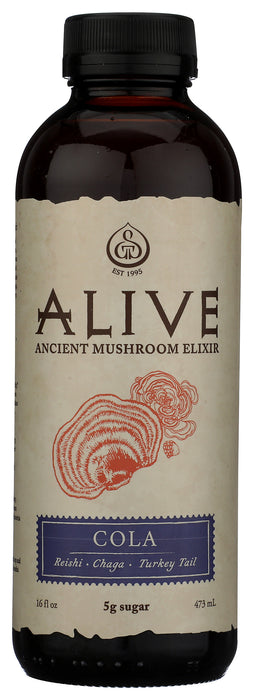 Alive Mushroom Elixir, Cola, 16 fl oz