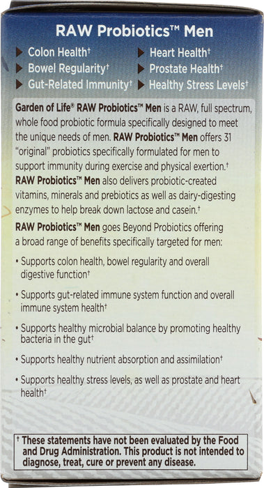 Raw Probiotics, Men, 90 cap