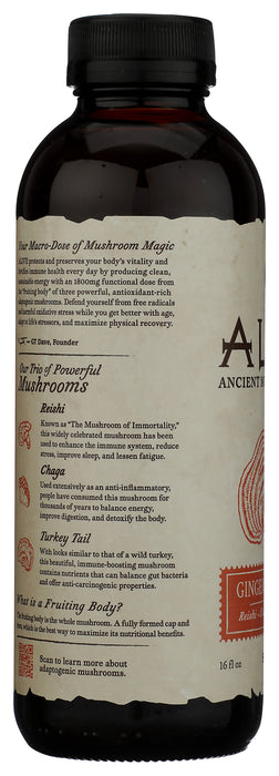 Alive Mushroom Elixir, Ginger Turmeric, 16 fl oz