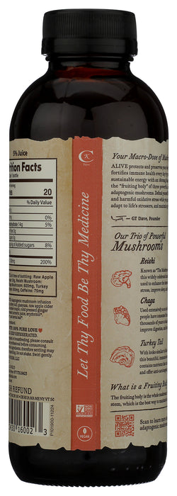 Alive Mushroom Elixir, Ginger Turmeric, 16 fl oz