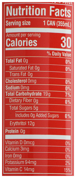 Sparkling Mushroom Elixir, Passionfruit Orange, 12 fl oz