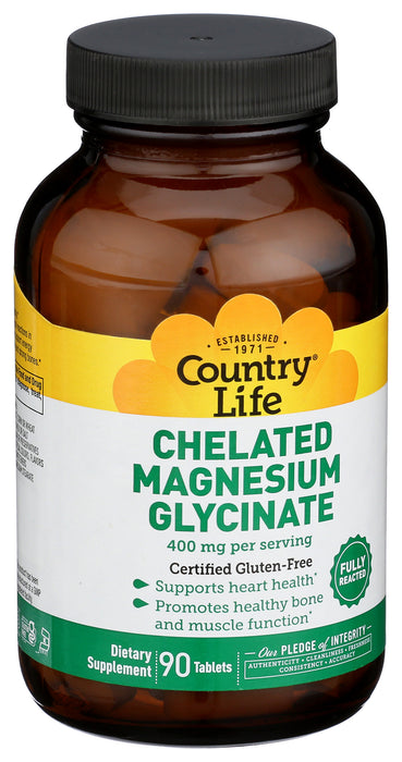 Magnesium Glycinate, Chelated, 90tab