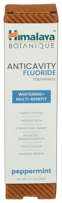 Anticavity Fluoride Toothpaste, Peppermint, 4 oz