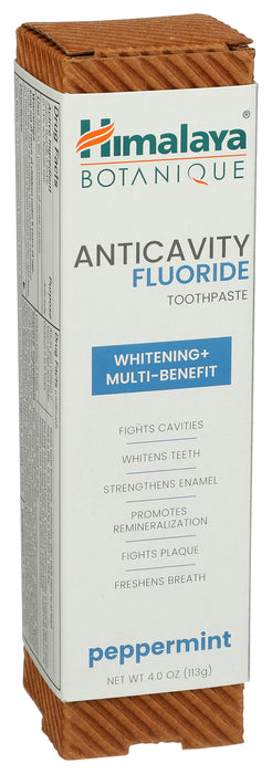 Anticavity Fluoride Toothpaste, Peppermint, 4 oz