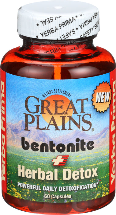 Bentonite + Herbal Detox, 60 cap