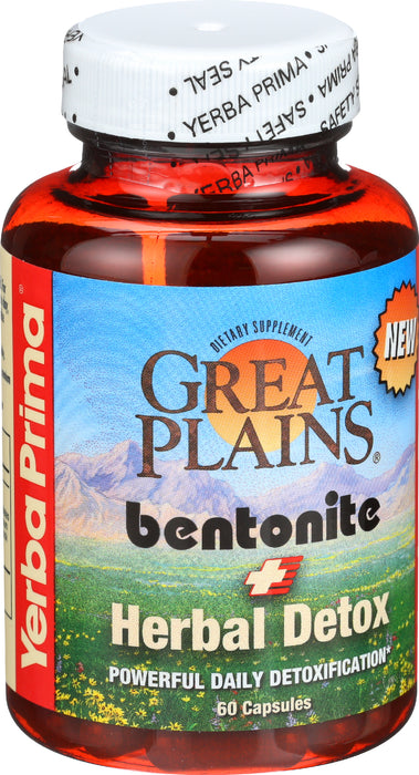 Bentonite + Herbal Detox, 60 cap