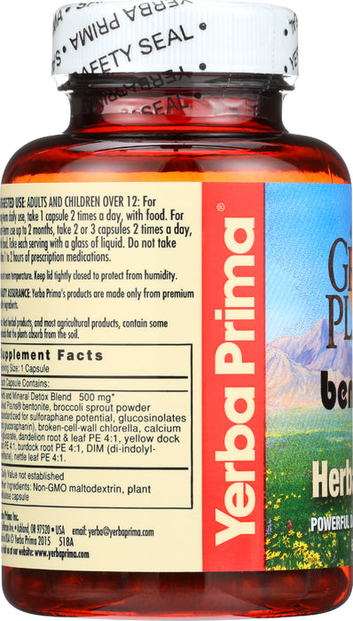 Bentonite + Herbal Detox, 60 cap