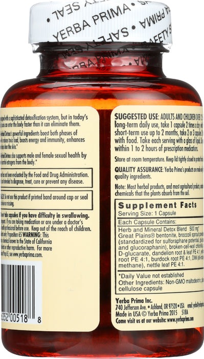 Bentonite + Herbal Detox, 60 cap