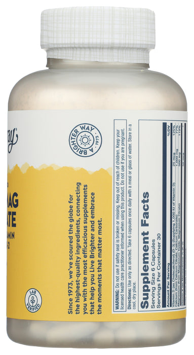 Cal-Mag Citrate w/ Vitamin D3 & K2, 180 cap