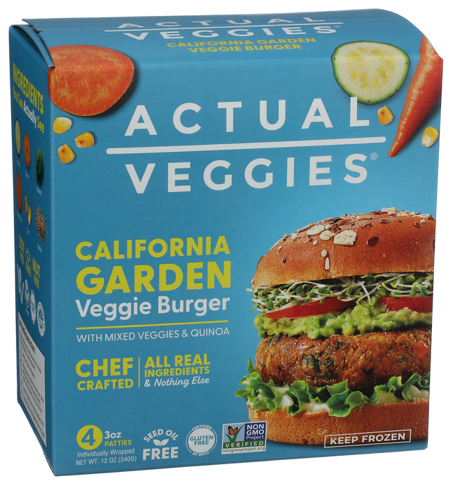 California Garden Veggie Burger, No Seed Oil, GF, 12 oz